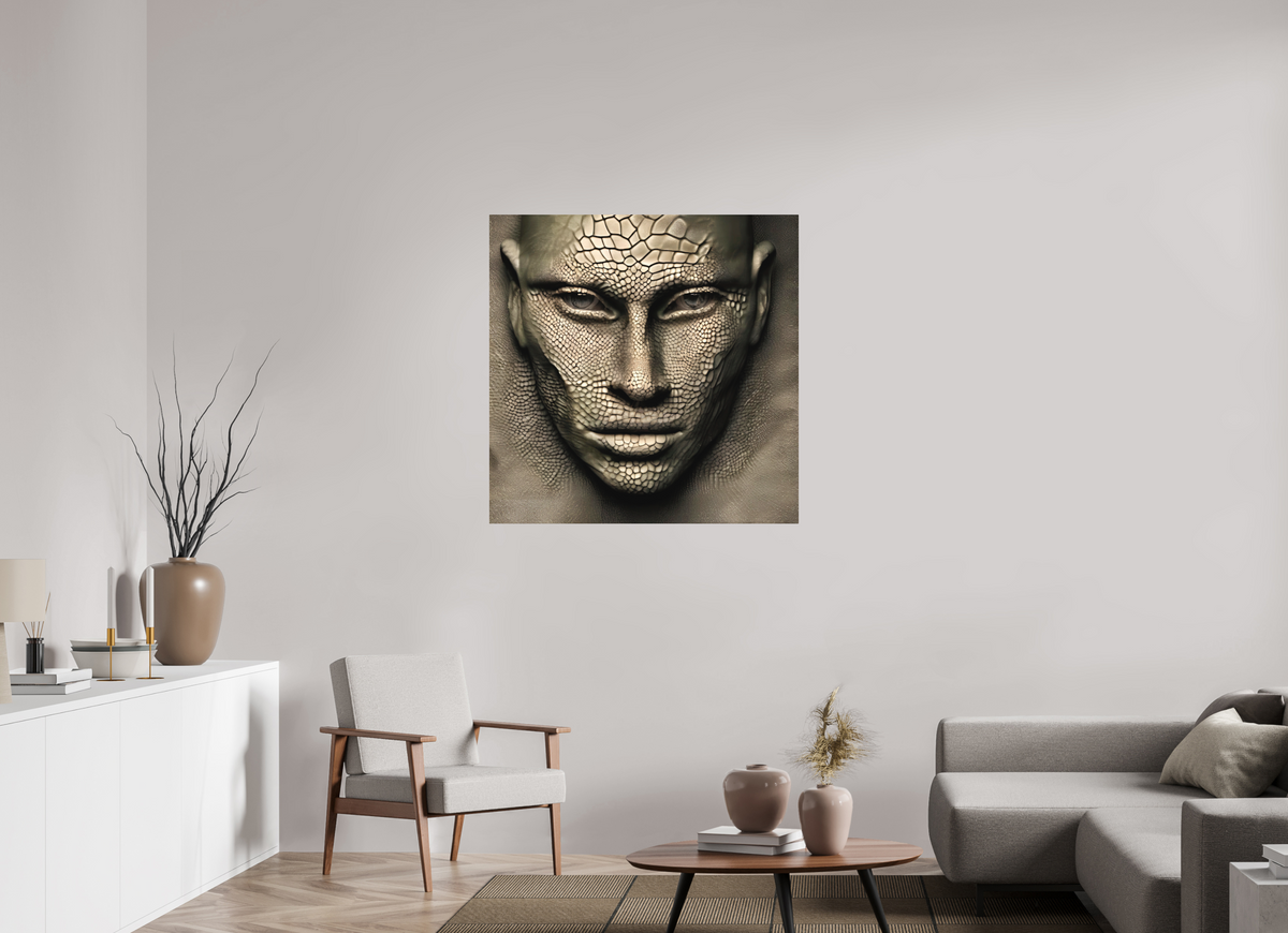 100 x 100 cm, Direct Print On Aluminium Dibond, 3 mm Neither Yet