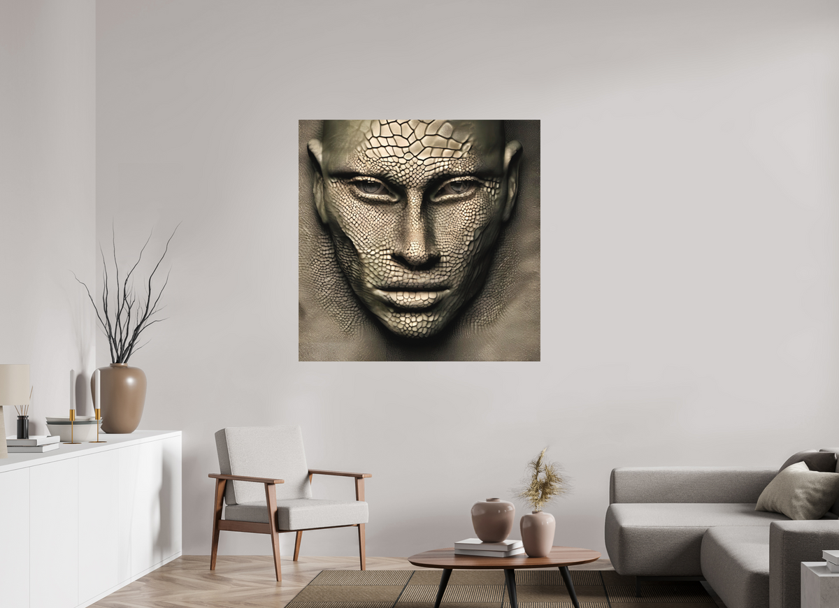 120 x 120 cm, Direct Print On Aluminium Dibond, 3 mm Neither Yet